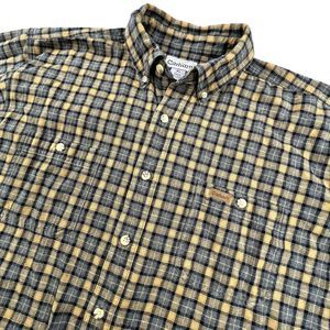 Carhartt Plaid Heavyweight Flannel XL Tall Button Down Long Sleeve Work Shirt